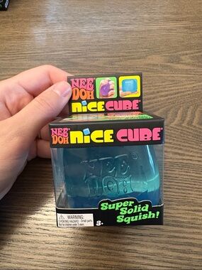 NeeDoh Nice Cube Teal Super Solid Squish